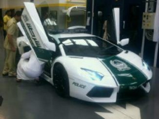 Lamborghini de la police de Dubaï