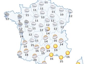 Prévision météo en France, 10 avril 2013