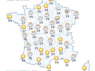 Carte météo France du 15/04/2013